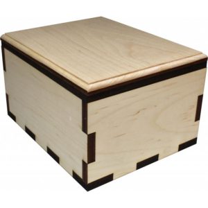 Hurricane Puzzle Box – Plain Maple